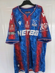 Crystal Palace FA cup Final Shirt 2025 Home EZE 10 Size XL  for sale on Ebay