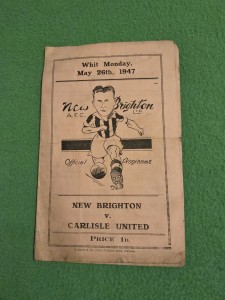 Original New Brighton AFC v Carlisle United Football Programme Whit Monday... for sale on Ebay