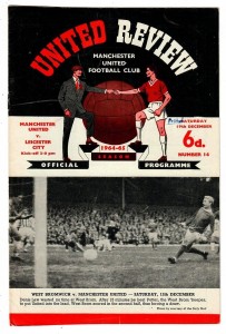 Manchester United v Leicester City - 1964-65 First Division (Dec) - Programme for sale on Ebay