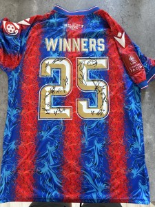  Crystal Palace FA cup winners champions 25 2024/25 Signed Shirt Proof auction for sale on Ebay
