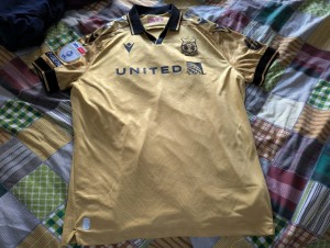 Ollie Rathbone Match Worn Wrexham Shirt for sale on Ebay