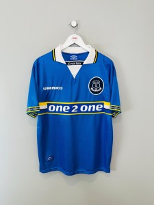 EVERTON 1997/99 HOME SHIRT (size M) UMBRO ORIGINAL VINTAGE FOOTBALL SHIRT for sale on Ebay