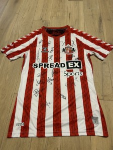 Sunderland AFC 24/25 Signed Squad Home Shirt for sale on Ebay