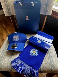 Official Leicester City Hats And  Scarf Set for sale on Ebay