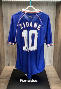 Zinedine Zidane signed France 1998 World Cup home shirt with COA  for sale on Ebay