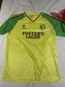 Norwich City 1986/87 Home Shirt (reissue) Size M, Barely Worn for sale on Ebay
