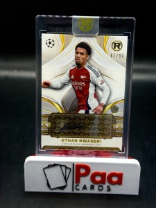 Topps - Reverence - Auto - Arsenal FC - Ethan Nwaneri /99 - Rookie for sale on Ebay