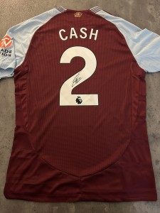 Marty Cash Signed Aston Villa  2024/25 Signed Shirt / Photo Proof for sale on Ebay