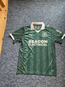 Plymouth Argyle Home Football Shirt L, see description for size detail, Replica for sale on Ebay