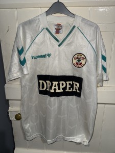 Rare SOUTHAMPTON 1989 DRAPER Vintage HUMMEL AWAY Shirt Jersey 1990 1991 1980s for sale on Ebay