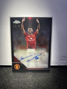 TOPPS Chrome Deluxe Edition Manchester United Amad Diallo 2/10 Auto for sale on Ebay