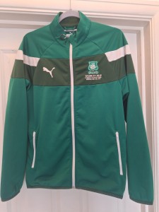 Plymouth Argyle Match Worn Jacket Luke McCormick Wembley 2016 Official Issue M for sale on Ebay