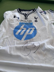 Genuine Tottenham Hotspur Home Football Match Squad Shirt - Signed Rose 2013/14 for sale on Ebay