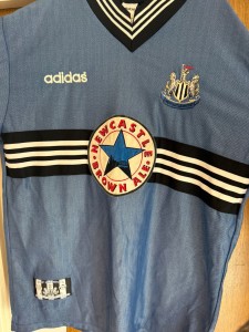 Newcastle United Away Shirt 1996/97 season - size Large - Genuine Vintage NUFC for sale on Ebay