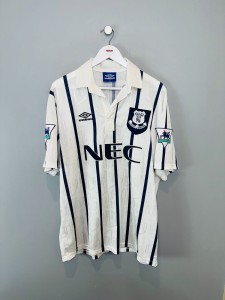 EVERTON 1993/95 THIRD SHIRT (size XL)  UMBRO ORIGINAL VINTAGE FOOTBALL SHIRT for sale on Ebay