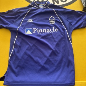 XL 1999-2000 Nottingham Forest Away Football Shirt Purple  for sale on Ebay