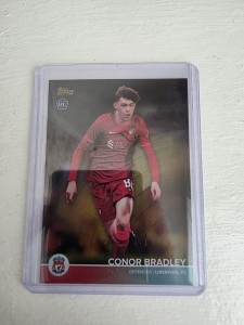 Conor Bradley Rookie 1/1 Topps Liverpool Team Set 2021/2022 for sale on Ebay