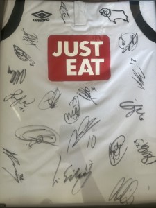 Signed Derby County FC Shirt 22-23 Season for sale on Ebay
