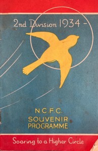 Norwich City v Bristol Rovers Div 3 (S) 1933/34 + insert for sale on Ebay