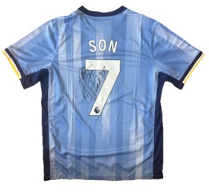 SON HEUNG MIN Signed Tottenham Hotspur Spurs 24/25 Football Away Shirt COA for sale on Ebay