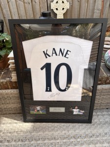 Harry Kane Signed Framed Shirt-Tottenham Hotspur for sale on Ebay