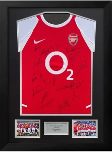 Arsenal invincibles Hand signed shirt With COA for sale on Ebay