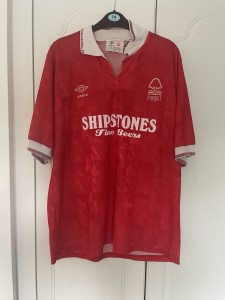 Nottingham Forest 1990-1992 Home Football Shirt Umbro Original Large Adults for sale on Ebay