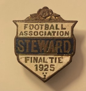 1925 Stewards Fa Cup Final Badge Sheffield United V Cardiff Pls Look At Photos for sale on Ebay