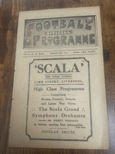 1916/17 Liverpool V Rochdale World War One Fixture          Football Programme for sale on Ebay