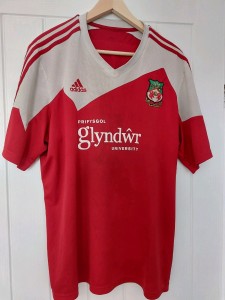 RARE Wrexham AFC 2013/14 Home Shirt Adidias - possibly Player Issue - Size Large for sale on Ebay