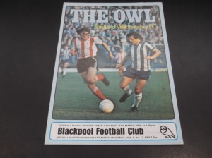 SHEFFIELD WEDNESDAY V BLACKPOOL RARE POSTPONED 17 MARCH 1979 for sale on Ebay