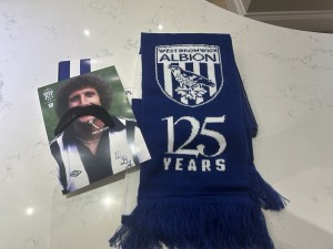 West Bromwich Albion 125 Year Anniversary Scarf, In Presentation Box, Brand New for sale on Ebay