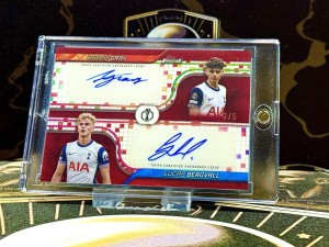 24/25 Topps Finest Dual Autograph Archie Gray & Lucas Bergvall /5 Tottenham 🔥🔥 for sale on Ebay