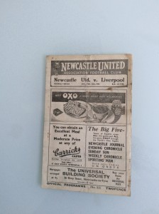 NEWCASTLE UNITED V LIVERPOOL 14.02.1948 FRIENDLY MATCH PLAYED AT NEWCASTLE for sale on Ebay