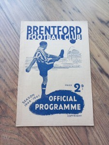 1946/47 Brentford vs Copenhagen Combination - Friendly for sale on Ebay