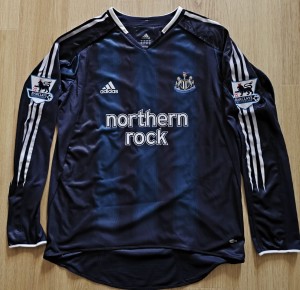 Newcastle United match worn/issue Laurent Robert shirt player shirt 2004/05 for sale on Ebay