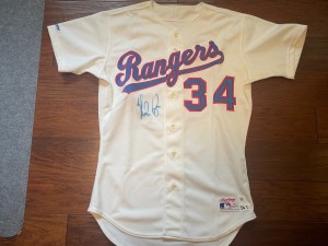 NOLAN RYAN SIGNED AUTOGRAPH 1991 TEAM ISSUED RAWLINGS RANGERS JERSEY BECKETT COA for sale on Ebay