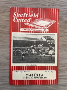 **SHEFFIELD UNITED V CHELSEA (Champions) 1954/55** for sale on Ebay
