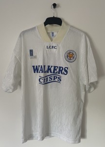 Original Authentic Leicester City 1992/1993/1994 Away Football Shirt - XL for sale on Ebay