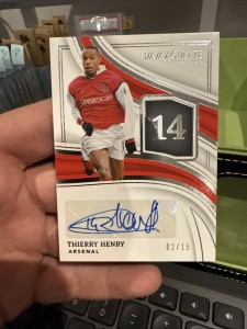 Immaculate Collection Thierry Henry Arsenal Auto /15 2023 - 24 for sale on Ebay
