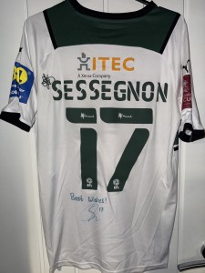 Steven Sessegnon Match Worn and Signed Plymouth Argyle FA Cup Shirt COA  for sale on Ebay