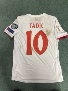 Dusan Tadic Matchworn Shirt Serbia Ajax Southampton Fenerbahce World Cup COA for sale on Ebay