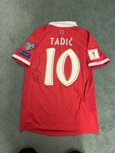 Dusan Tadic Matchworn Signed Shirt Serbia Ajax Southampton Fenerbahce With COA for sale on Ebay