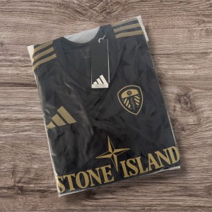 Leeds United | Adidas & Stone Island Concept Shirt | Black & Gold | Size XL  for sale on Ebay