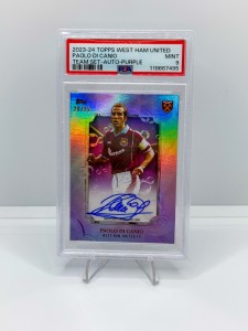 Paolo Di Canio 2024 Topps West Ham Team Set Auto /25 PSA 9 for sale on Ebay
