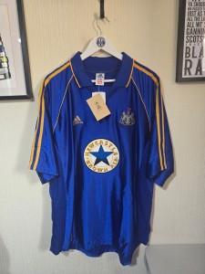 Newcastle United 1998/99 Adidas away shirt, BNWT, #11 SPEED, XXL for sale on Ebay