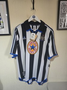 Newcastle United 1999/00 Adidas home shirt, BNWT, Large for sale on Ebay