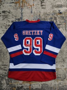 Wayne Gretzky Signed New York Rangers Jersey XL Replica COA for sale on Ebay