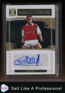 THIERRY HENRY ARSENAL HALL OF FAME AUTO 05/10 PANINI IMPECCABLE HF-TH 2023-24 EN for sale on Ebay