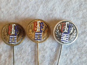 1 Set old Luxembourg Football Association Badge of honor for sale on Ebay